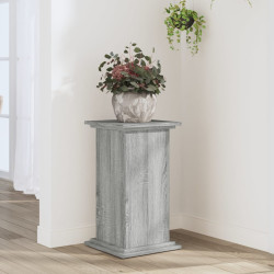 Suporte p/ plantas 33x33x60 cm derivados madeira cinza sonoma