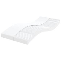 Colchão espuma infantil 180x220 cm 7 zonas dureza 20 ild branco