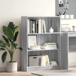 Estante 80x24x109 cm derivados de madeira cinzento sonoma