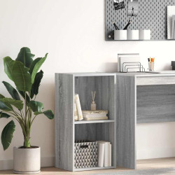 Estante 40x30x77 cm derivados de madeira cinzento sonoma