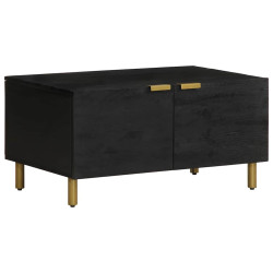 Mesa de centro 80x50x40 cm derivados de madeira preto