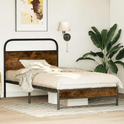 Estrutura cama s/ colchão derivados de madeira carvalho sonoma