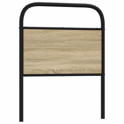 Cabeceira de substituição 80 cm derivados madeira/aço carvalho sonoma