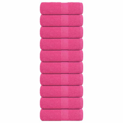 Toalhas de rosto frogn 10 unidades rosa 30x30 cm 360 g/m²