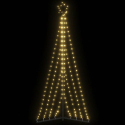 LED árvore de natal 339 leds branco quente 182 cm