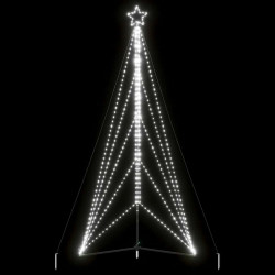LED árvore de natal 615 leds branco frio 404,5 cm