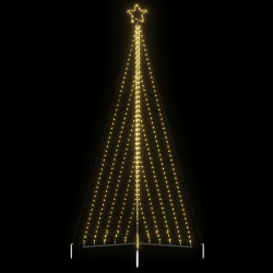 LED árvore de natal 570 leds branco quente 399 cm