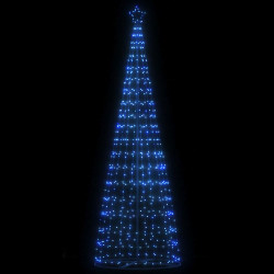 LED árvore de natal 550 leds azul 300 cm