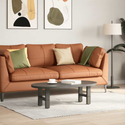 Pés para mesa de centro antracite 2 peças 30x(30-31) cm aço