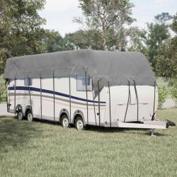 Caravan capa de telhado 900x300 cm tecido não tecido cinzento