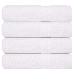Toalhas de banho frogn 4 pcs 100x150 cm 360 g/m² branco