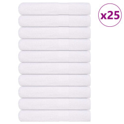 Toalhas de sauna frogn 25 pcs 80x200 cm 360 g/m² branco