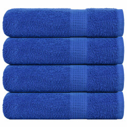 Toalhas de banho frogn 4 pcs 70x140 cm 360 g/m² azul