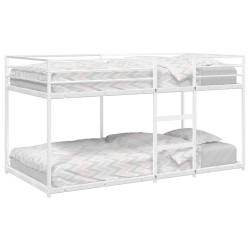 Beliche sem colchão 75x190 cm aço branco