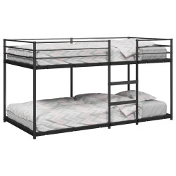 Beliche sem colchão 90x190 cm aço preto