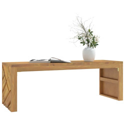 Mesa de centro 110x35x38 cm madeira maciça teca