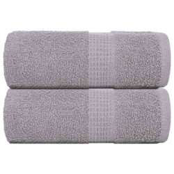 Toalhas de bidé frogn 2 pcs 30x50 cm 360 g/m² cinzento