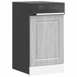 Painel máquina lavar louça porto cinzento sonoma 45x1,5x57 cm