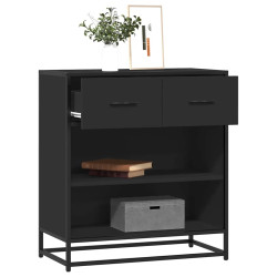Aparador 68x35x76 cm derivados de madeira preto