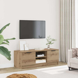 Móvel TV carvalho artesanal 102x35x36,5 cm madeira trabalhada