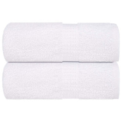 Toalhas de bidé frogn 2 pcs 30x50 cm 360 g/m² branco