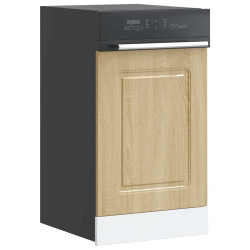 Painel máquina lavar louça kalmar 45x1,5x57 cm carvalho sonoma