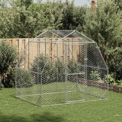 Corrida de galinhas 2,5x2x2,25 m aço galvanizado