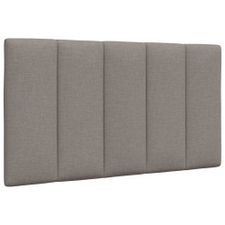 Almofadão de cabeceira hanko 90 cm tecido cinzento-acastanhado