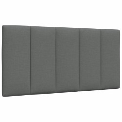 Almofadão de cabeceira hanko 100 cm tecido cinzento-escuro
