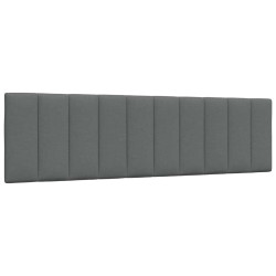 Almofadão de cabeceira hanko 180 cm tecido cinzento-escuro