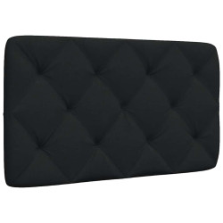 Almofadão de cabeceira 90 cm tecido preto
