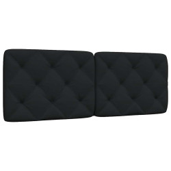 Almofadão de cabeceira 120 cm tecido preto