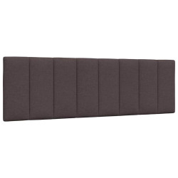 Almofadão de cabeceira hanko 160 cm tecido castanho-escuro