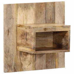 Mesa de cabeceira 50x27x50 cm madeira maciça manga áspera