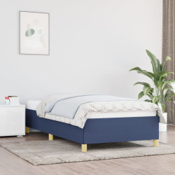 Estrutura de cama sem colchão 80x200 cm azul