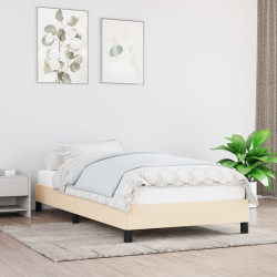 Estrutura de cama sem colchão 80x200 cm creme