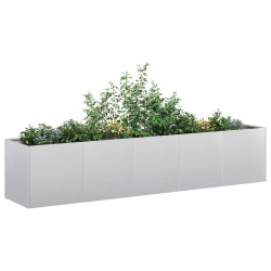 Planter 200x40x40 cm aço galvanizado