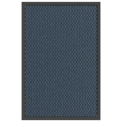Tapete de porta 40x60 cm azul