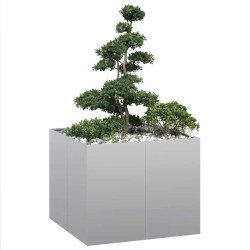 Planter 100x100x80 cm aço galvanizado