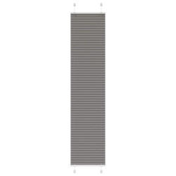 Antracite plissada cega 40x200 cm largura tecido 39,4 cm