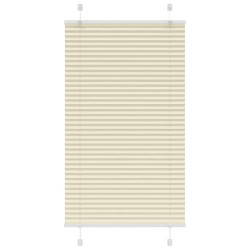Creme plissada cega 80x100 cm largura tecido 79,4 cm poliéster