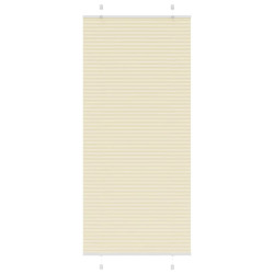 Creme plissada cega 100x200 cm largura tecido 99,4 cm poliéster