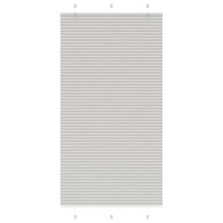 Cinzento luz plissada cega 110x200 cm largura tecido 109,4cm