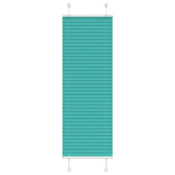 Gasolina verde plissada cega 45x150 cm largura tecido 44,4 cm