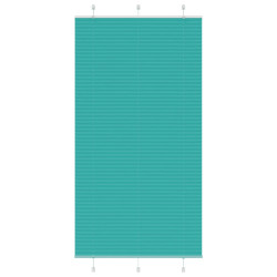 Gasolina verde plissada cega 110x200 cm largura tecido 109,4cm