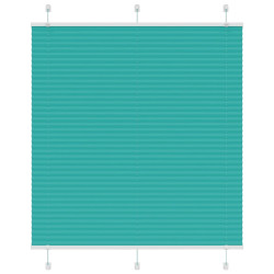 Plissado cego gasolina verde 120x100 cm largura tecido 119,4 cm
