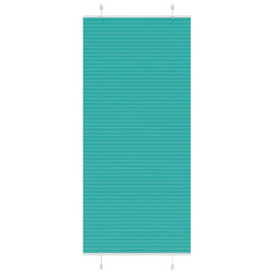 Gasolina verde plissada cega 100x200 cm largura tecido 99,4 cm