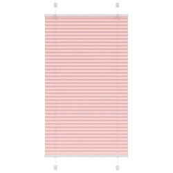 Rosa plissada cega 70x150 cm largura tecido 69,4 cm poliéster