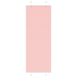 Rosa plissada cega 80x200 cm largura tecido 79,4 cm poliéster