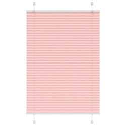 Rosa plissada cega 95x150 cm largura tecido 94,4 cm poliéster